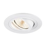 SLV New Tria 75 Faretti Aluminium Bianca Il Giro 8.3W 705lm 38D - 927 Bianco Molto Caldo | Ritaglio 75mm -  Miglior Resa Cromatica - Dimmerabile 